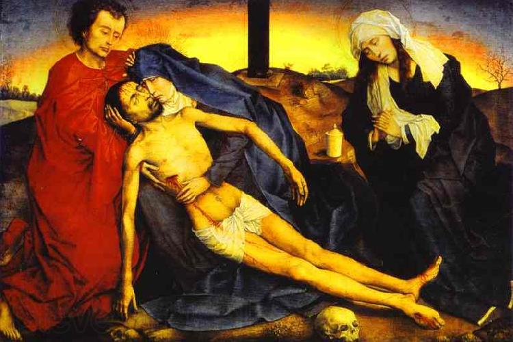 Rogier van der Weyden Lamentation of Christ e Spain oil painting art